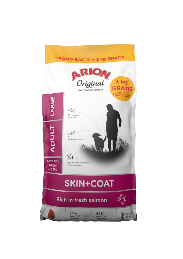 ARION ORIGINAL SKIN&COAT MEDIUM 12 + 3 KG